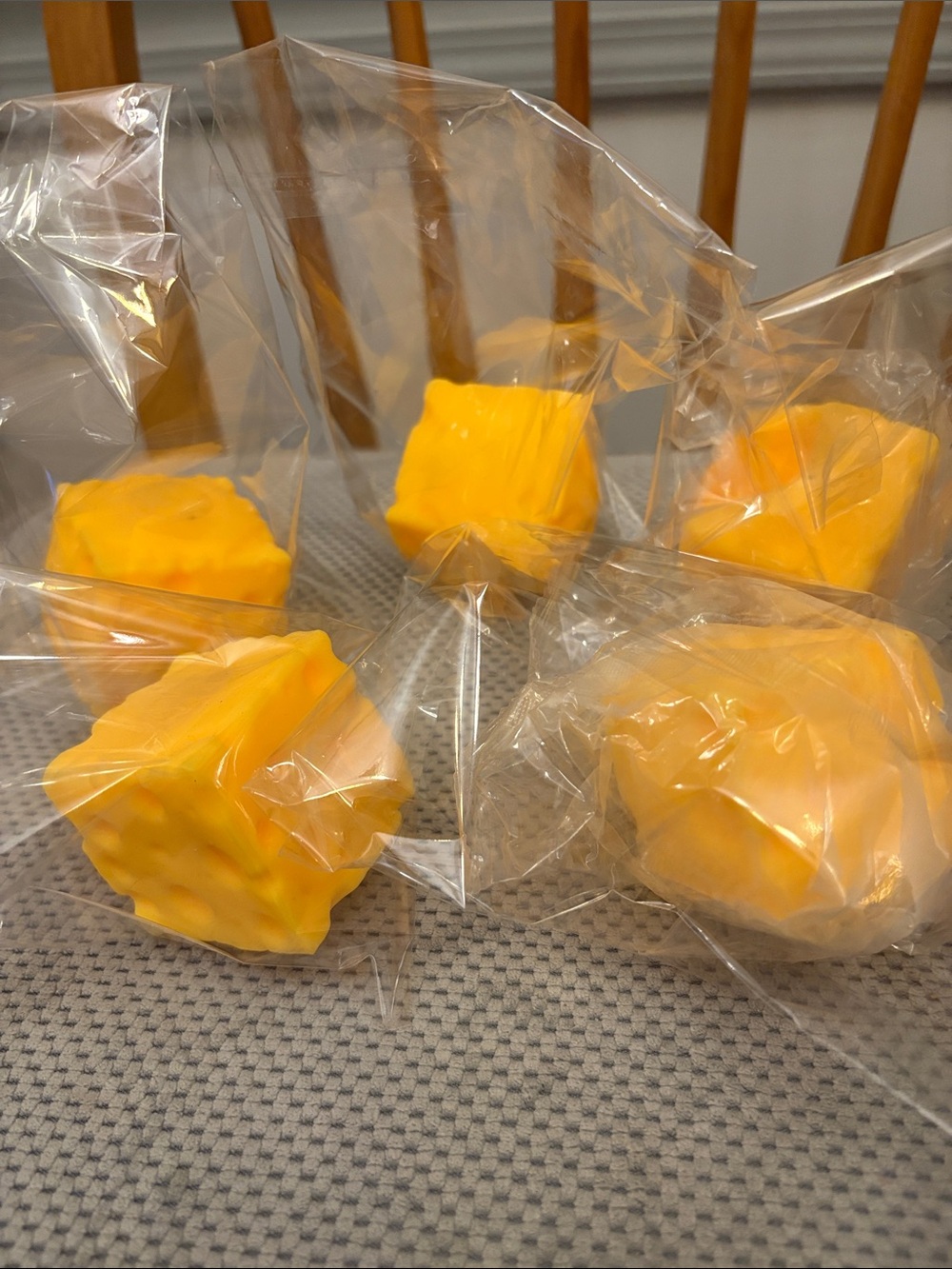 NIB SQUISHY CHEESE BLOCK STRESS RELIEVER, FIDGET, SENSORY. FIRM PRICE $3 BUY NOW